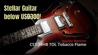 Video thumbnail for Harley Benton CST 24HB TOL Tobacco Flame by Jon is just TOO LouD!!