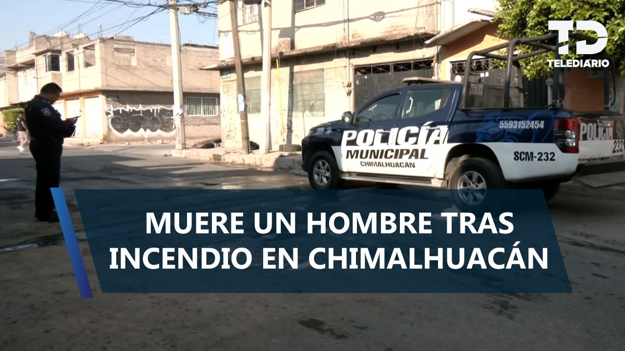 Hombre muere dentro de vivienda tras un incendio en Chimalhuacán; estaba acostado en su cama