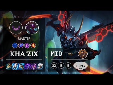 Kha'Zix Mid vs Viktor - EUW Master Patch 12.3