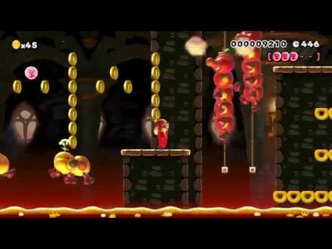 Giants in Key castle ～鍵の城の巨大な番人～ by ぽぴぺぷフリーゲーム - SUPER MARIO MAKER - No Commentary 1AI