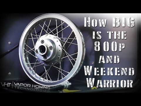 What can you fit in a low budget Vapor Blaster? The size of the Weekend Warrior and the 800P Series.