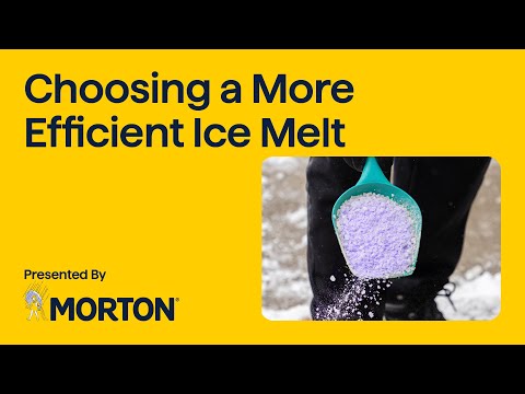 Choosing a More Efficient Ice Melt