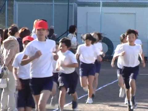 小学生 男女混合校内マラソン大会