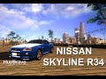Nissan Skyline R34 New Sound for GTA San Andreas video 1