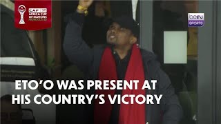 Eto’o was in attendance at Cameroon vs South Africa at AFCON 2025