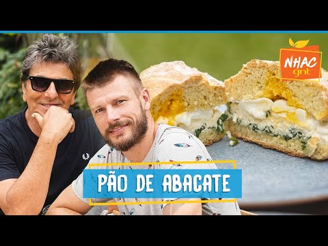 Evandro Mesquita e Hilbert fazem PÃO DE ABACATE com ovo poché | Rodrigo Hilbert | Tempero de Família