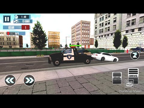 City Police Tow Truck Drive _ kids games Car Towing _ android Gameplay HD