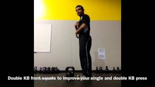 Improving Carry Over In Your Single And Double KB Front Squats.
