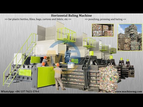 Automatic Horizontal Plastic Bottle Baler Machine:Efficient Eco-Friendly Economical