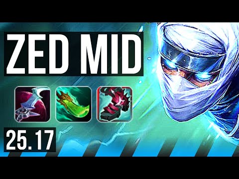 ZED vs YASUO (MID) | KR Diamond | 25.17