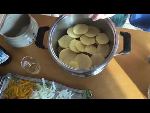 Traditional Monkfish stew (Caldeirada de Peixe)