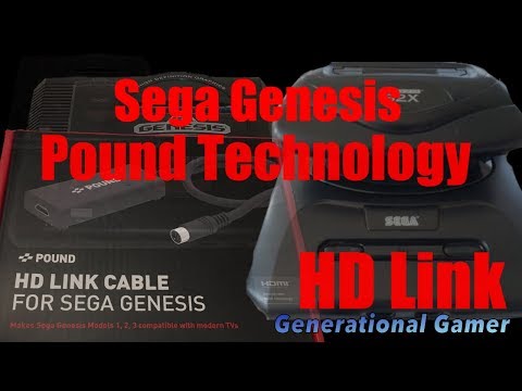 HDMI For Sega Genesis - Pound  HDTV Sega Cable Review (Model 1, Model 2 and 32x)