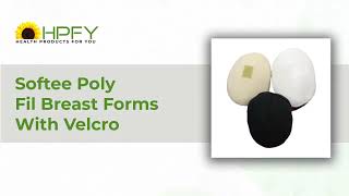 Softee Poly Fil Breast Forms With Velcro | HPFY
