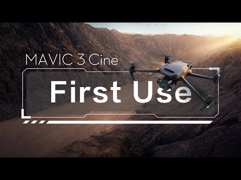 Dronas DJI Mavic 3 Cine Premium Combo video