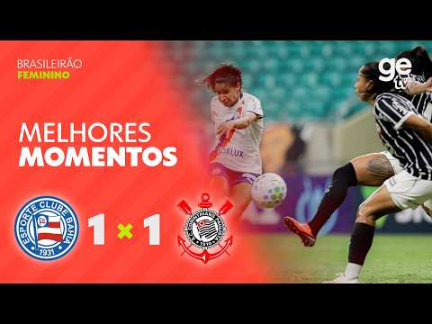 Gols e lances de Bahia x Corinthians