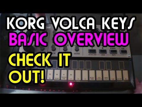 Basic Overview // Korg Volca Keys Synth Tutorial