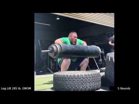 Strongman Saturdays - Episode 4 - Log Lift, Truck Push Carry & Load Medley, 805 lb. Yoke Carry