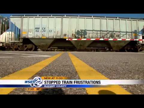 Frustrations continue with stopped trains in Elkhart County