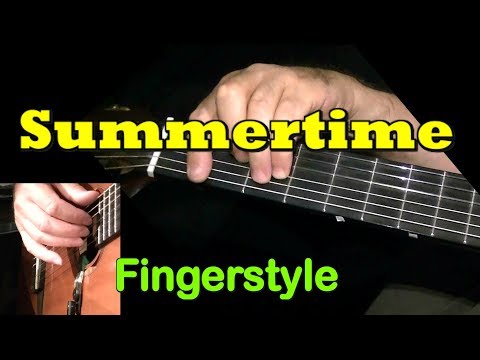 SUMMERTIME: Fingerstyle Guitar Lesson + TAB by GuitarNick