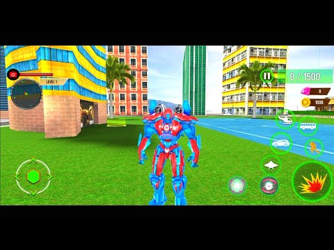 Bus Robot Car Transform War - SpaceShip Robot Game - Android Gameplay