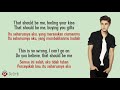 That Should Be Me Justin Bieber Lyrics Video Dan Terjemahan