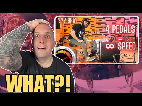 Drummer Reacts to El Estepario BASSDRUM Speed Record || Playing 4 Pedals At Once