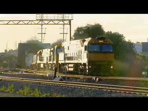 Pacific National Container Train Arrives At Dynon (24/9/2009) - PoathTV Australian Railways