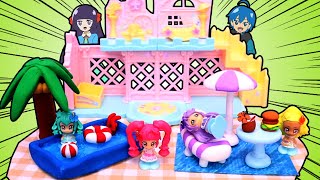 プリキュアにスライムプールを手作り❤︎お絵かきや粘土で工作 DIYしてみた！slime drawing ❤︎アンリルちゃんねる❤︎