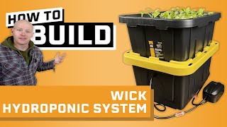 Thumbnail for video: How to Build a Wick Hydroponic System
