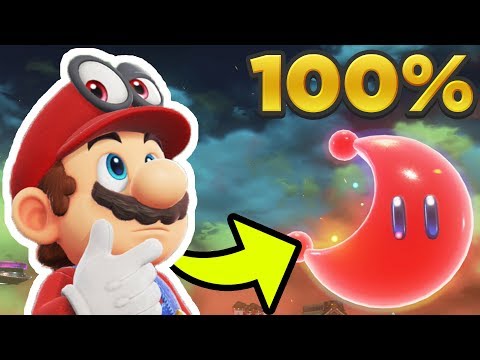 Super Mario Odyssey - Bowser's Kingdom ALL 62 POWER MOON LOCATIONS! [100% Guide]
