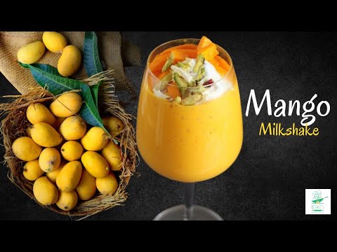 Mango Milkshake |  With Ice Cream | Summer Spl Mango recipes | Ketaki's Kitchen | आम मिल्क्शेक