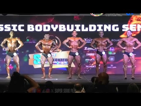 MEN CLASSIC BODYBUILDING SENIOR 1.71 cm. - 50 CAMPEONATO SUDAMERICANO IFBB 2025