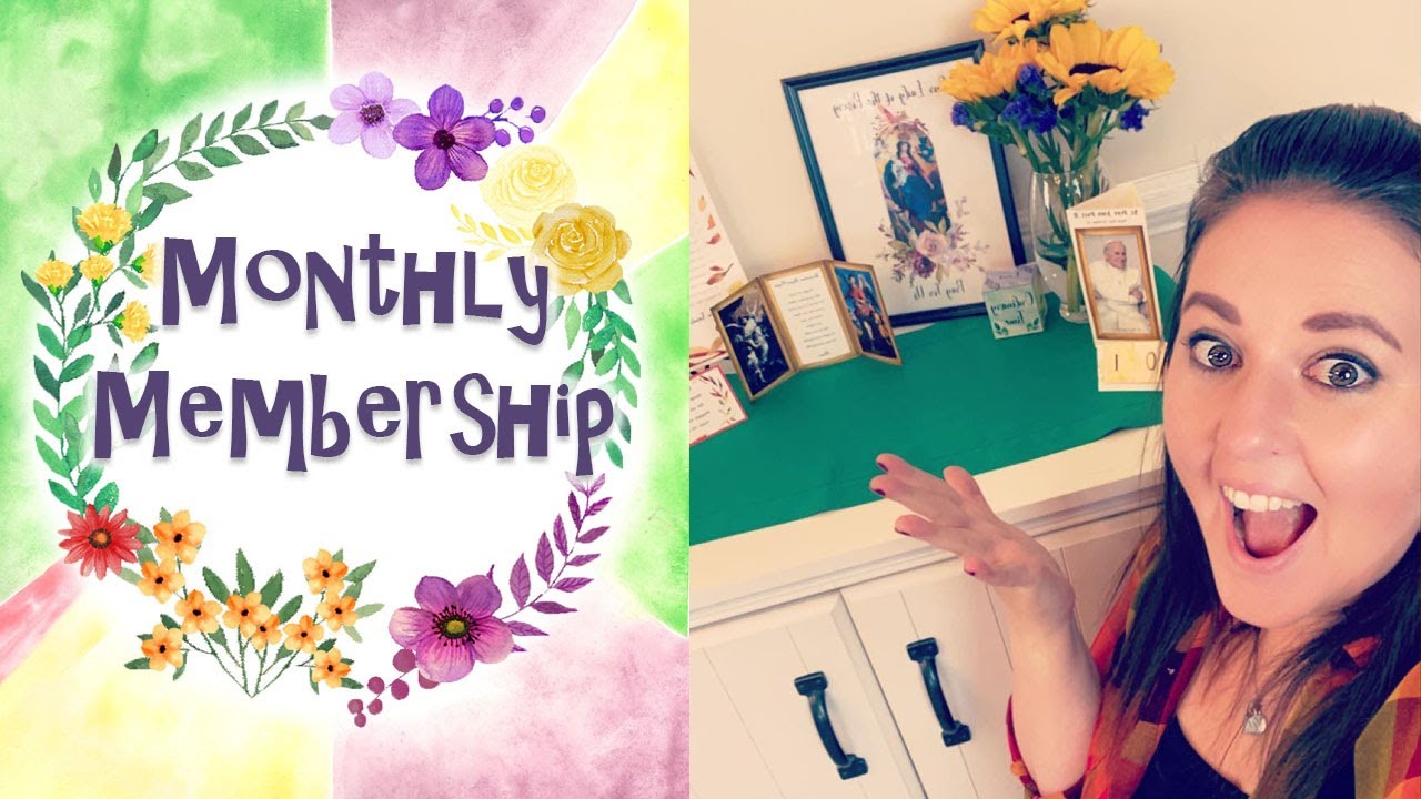 Liturgical Year Monthly Membership From Catholic Icing