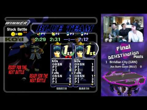 Jus Sum Guys vs Brridian City - Final DEHSTination Salty Sets