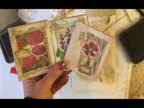 Favourite Projects Revisited - Magazines & Teabags Ephemera - Foldout Tutorial