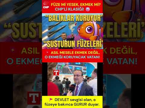 🚀 FÜZE Mİ YESEK, EKMEK Mİ? CHP’Lİ KLASİĞİ! 🤡ADAMLAR UZAYA ÇIKAR, BİZİMKİLER"KARNI TOK"MU DİYE BAKAR!