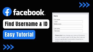 How To Find My Facebook User ID and Username - Find Facebook Profile ID