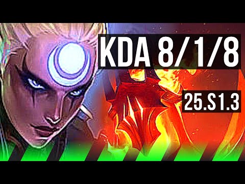 DIANA vs KARTHUS (JGL) | 8/1/8 | EUW Diamond | 25.S1.3