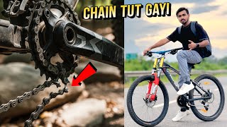 Long Ride Mein Twist! Beech Raste Mein Chain Tut Gayi 😮