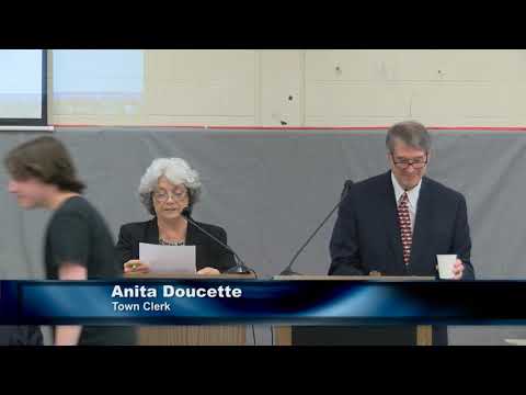 Town Meeting May 6, 2019