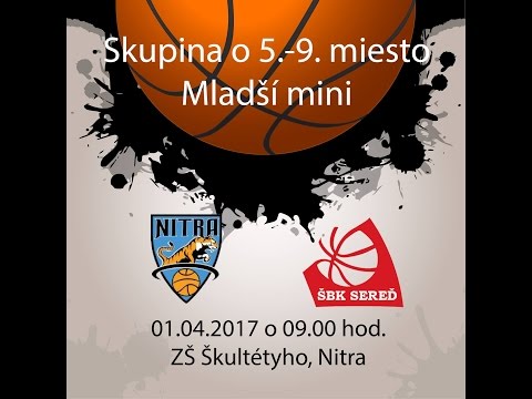 Mladší mini: BKM SPU Nitra - ŠBK Fándly Sereď (sezóna 2016/2017)