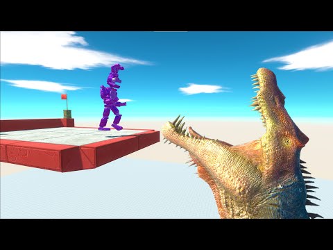 DINOSAUR HEAD EATS MASTER UNITS | SPINOSAURUS ► Animal Revolt Battle Simulator