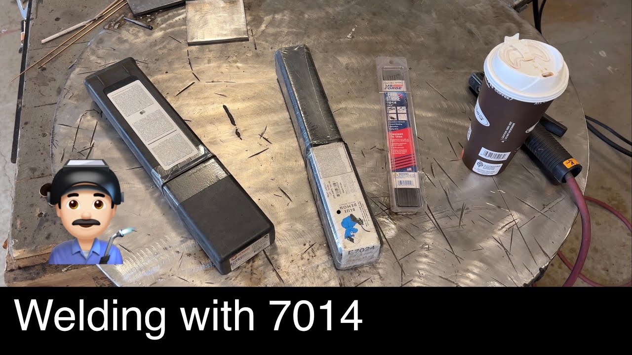 Welding with 7014 rods