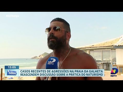 Agressões na Praia da Galheta reacendem debate sobre prática do naturismo em Florianópolis