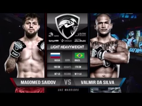 UAE WARRIORS 63 - 🇷🇺 MAGOMED SAIDOV VS 🇧🇷 VALMIR DA SILVA