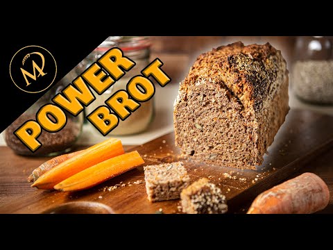 Saftiges Powerbrot - Vollkornbrot Rezept mit Saaten, Karotten und Sauerteig