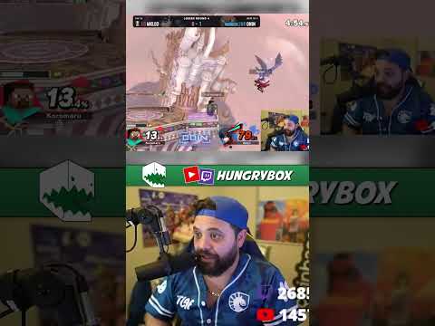 Not even MkLeo can stop Steve... #smashbros #hungrybox