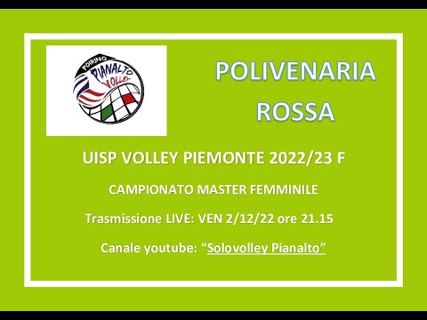 PIANALTO MASTER F - POLIVENARIA ROSSA _ UISP VOLLEY PIEMONTE_ CAMPIONATO 2022/23 MASTER FEMMINILE