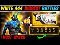 TOP 5 BIGGEST BATTLE OF WHITE 444 Garena FREEFIRE