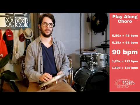 Play Along Choro | 90 bpm | Rafael Toledo Pandeiro